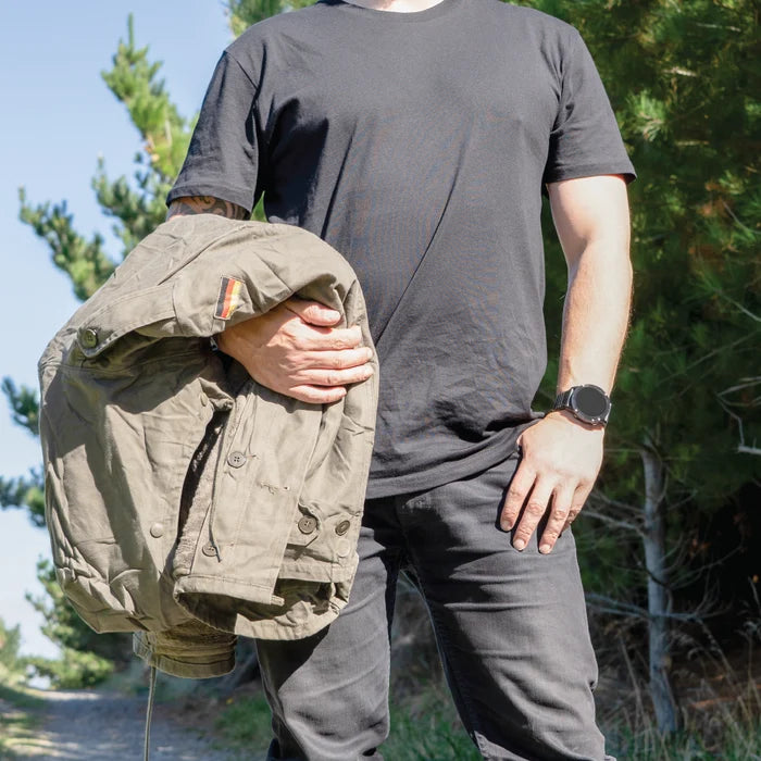 German Olive Drab Lined Parka - German Army Surplus - Parkas