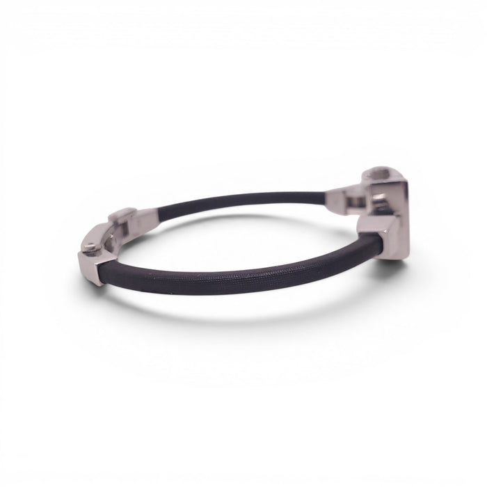 GUCCI BLACK THIN BAND GG LOGO WATCH