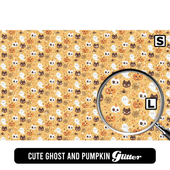 Cute Ghost and Pumpkin