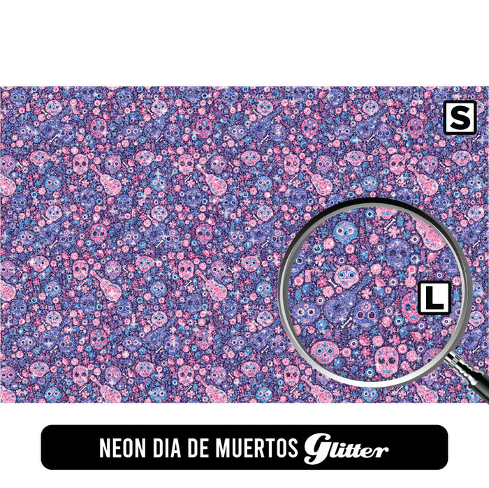 Neon Dia de Muertos