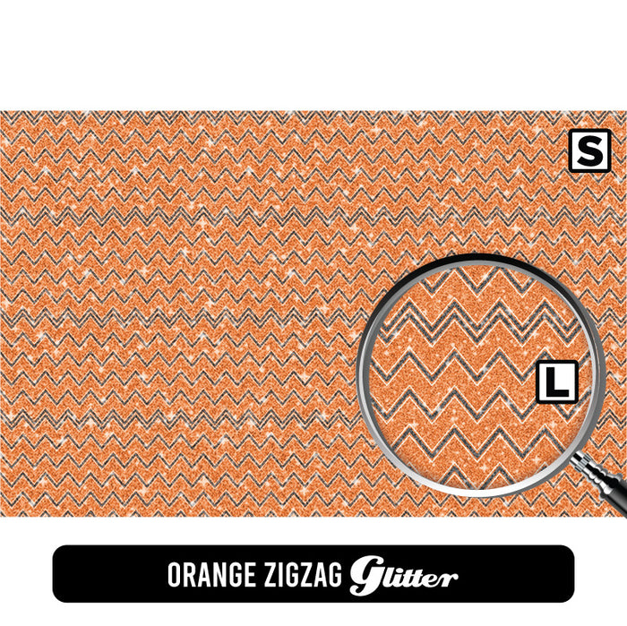 Orange Zigzag