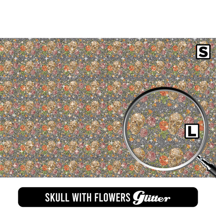 Skull with Flowers