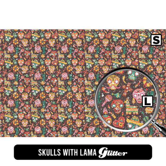 Skulls with Lama