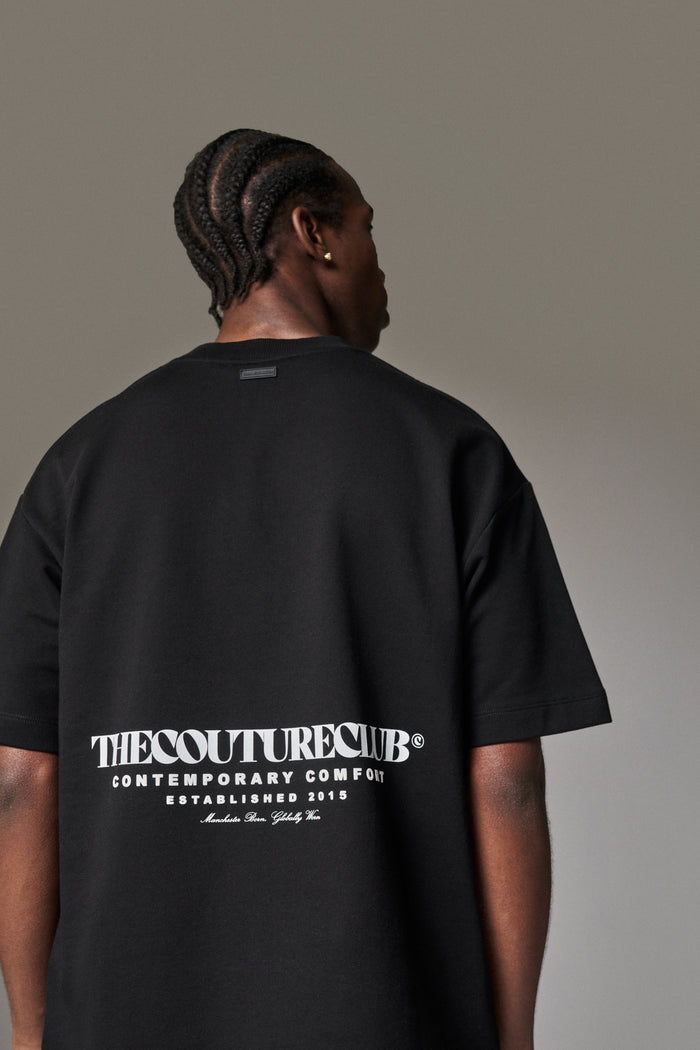 HEAVYWEIGHT COPYRIGHT T-SHIRT - BLACK
