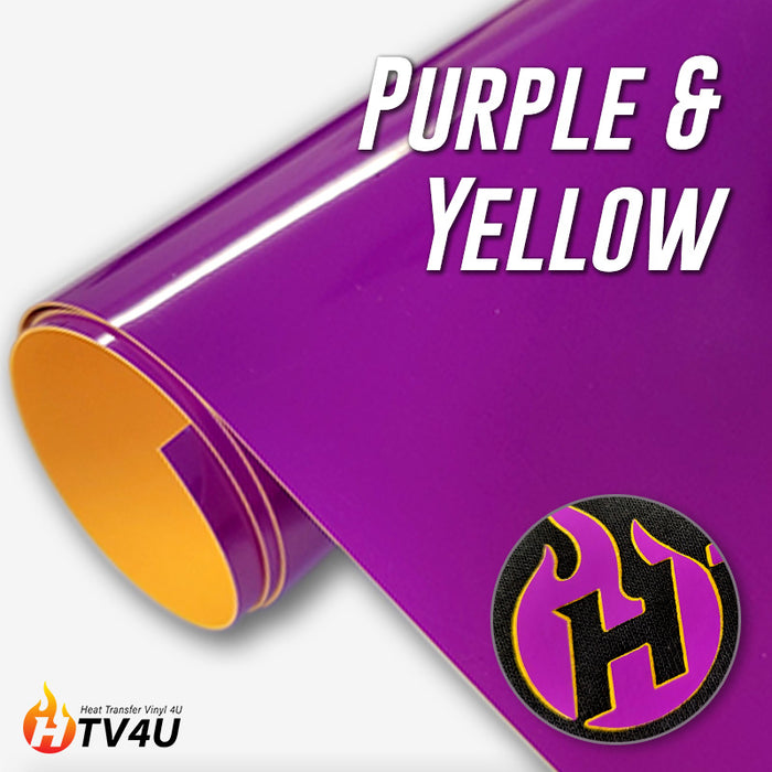 Purple with Yellow
