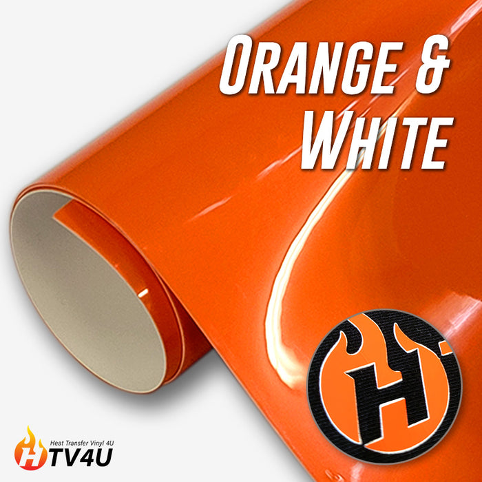 Orange with White