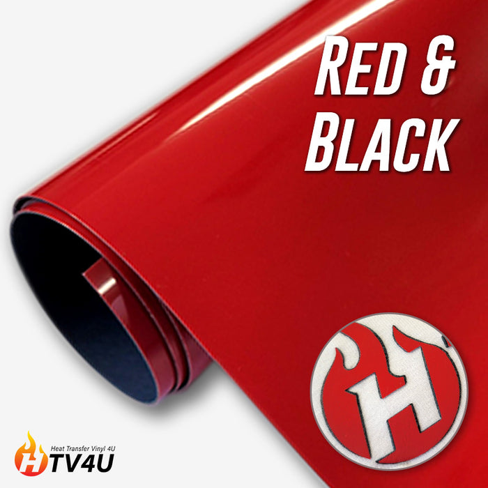 Red with Black