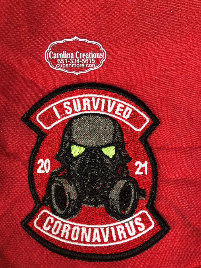 I Survived Covid 2021 (a) Embroidered Patch