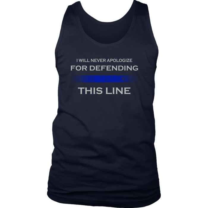 I will never apologize for defending Thin Blue Line Tank Tops