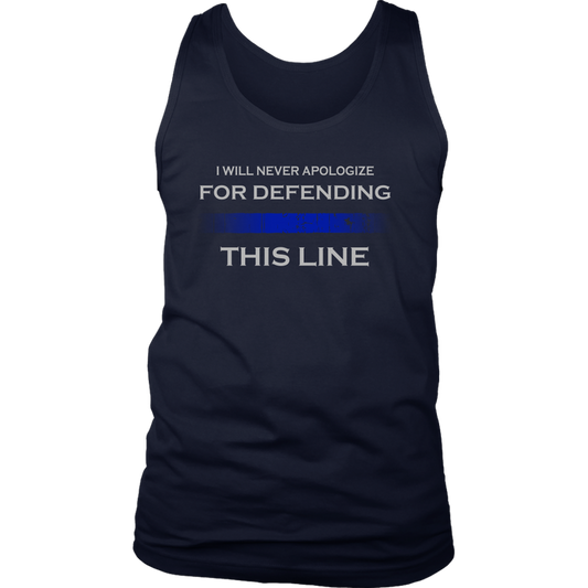 I will never apologize for defending Thin Blue Line Tank Tops