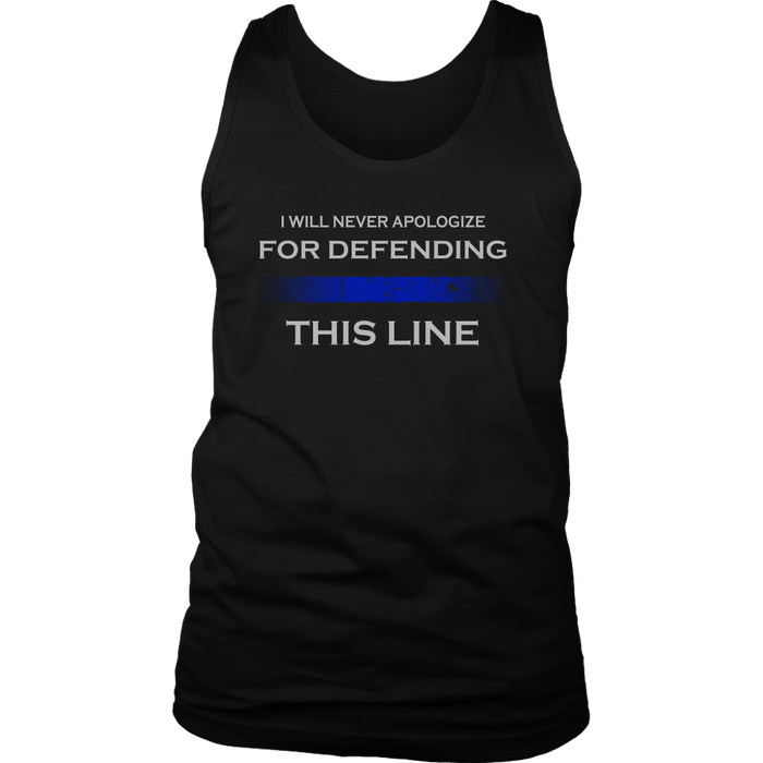I will never apologize for defending Thin Blue Line Tank Tops