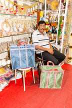 Indian Grocery Bag Large GRN / Tops of Sprouts