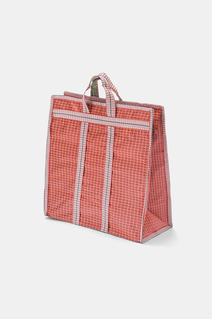 Indian Grocery Bag Medium RED / Tops of Sprouts
