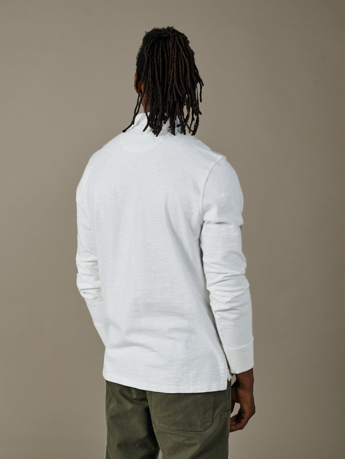Aubin Vintage White Irnham Rugby Shirt | Rugby Shirts
