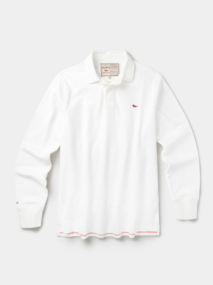 Aubin Vintage White Irnham Rugby Shirt | Rugby Shirts