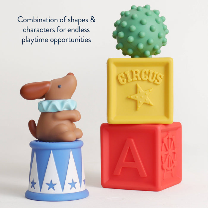 Itzy Sensory Blocks - Circus - Wee Bee Baby Boutique