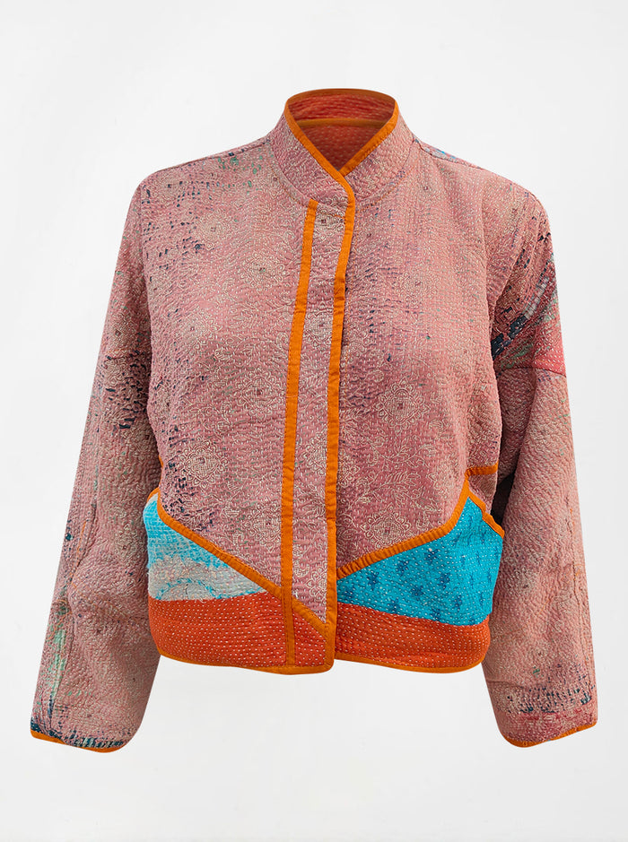 kantha vintage crop jacket deepti (summer)