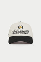 LAUREL EMBROIDERY CAP - BLACK