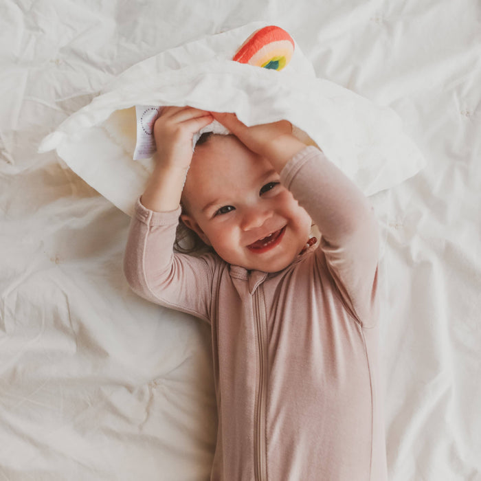 Little Rainbow Baby Lovey - Wee Bee Baby Boutique