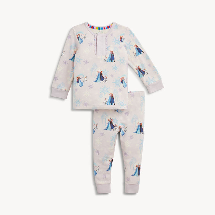 Magnetic Me Frozen Right Fit Long Sleeve Magnetic Ruffle PJ Set (12-18mo, 18-24mo) - Wee Bee Baby Boutique