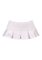 MALFUNCTION SPORTY PLEATED MINI SKIRT BABY PINK