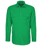 Men's Pilbara Closed Front L/S Shirt RM200CF