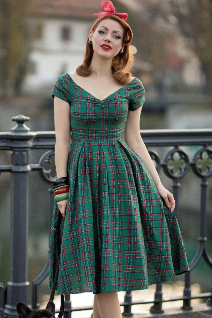 Miss Lily Dress in Green