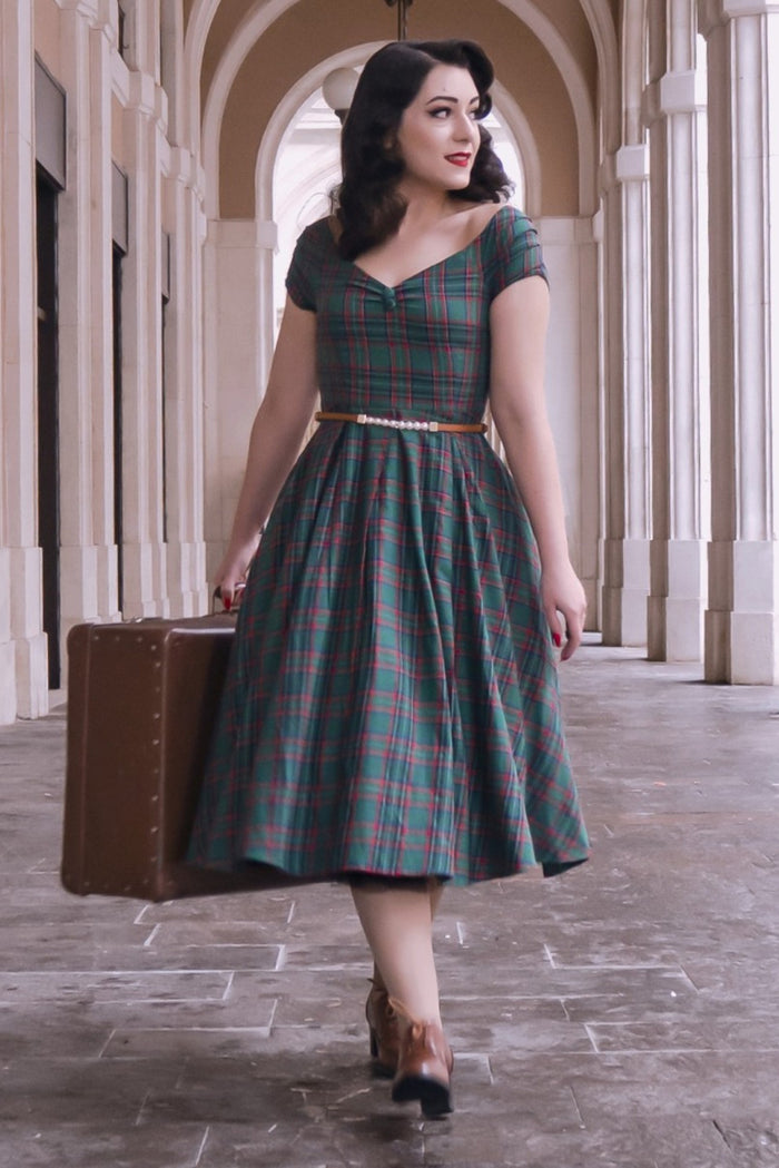 Miss Lily Dress in Green