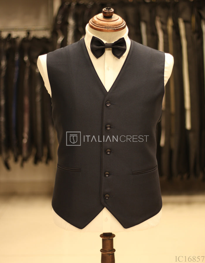 Navy Blue Embroidery Work 3pc Designer Suit
