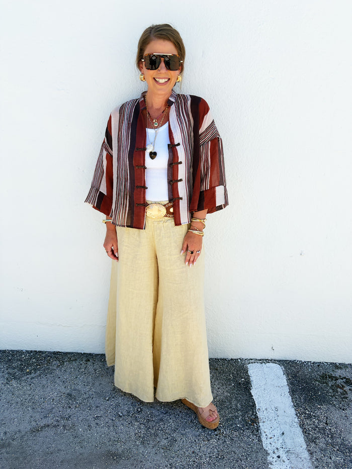 Nora Sheer Top 3-chocolate
