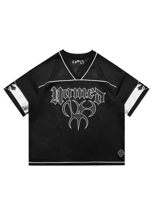 Nth ACTIVE AIRTEX MESH OVERSIZED JERSEY BLACK