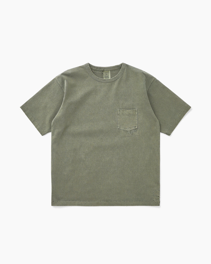 O.D Repaired Tee Olive