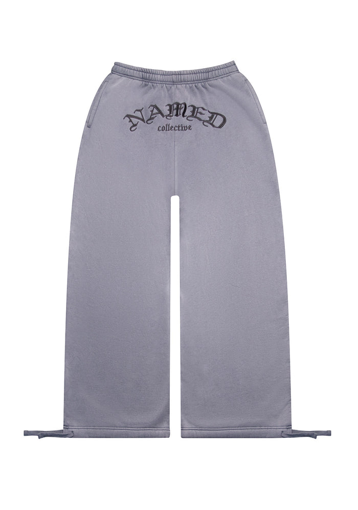 OLD ENGLISH OVERSIZED SWEATPANTS WASHED VINTAGE GREY