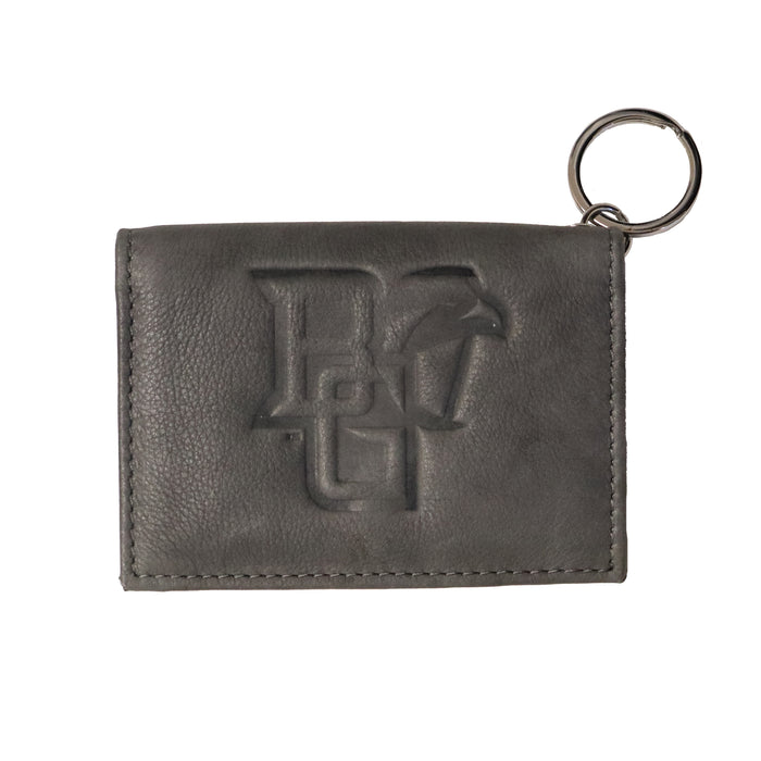 MCM Peekaboo Black Leather Velcro ID Holder