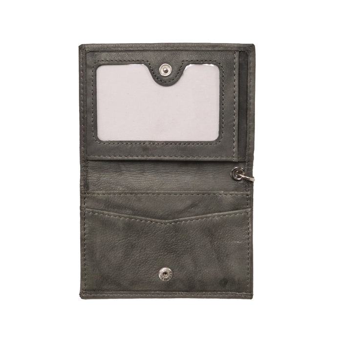 MCM Peekaboo Black Leather Velcro ID Holder