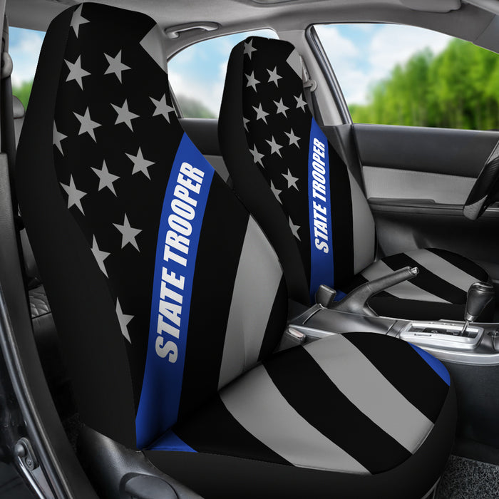 Personalized Car Seat Covers - Flag - FL2