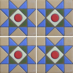 Hand painted Mexican tile