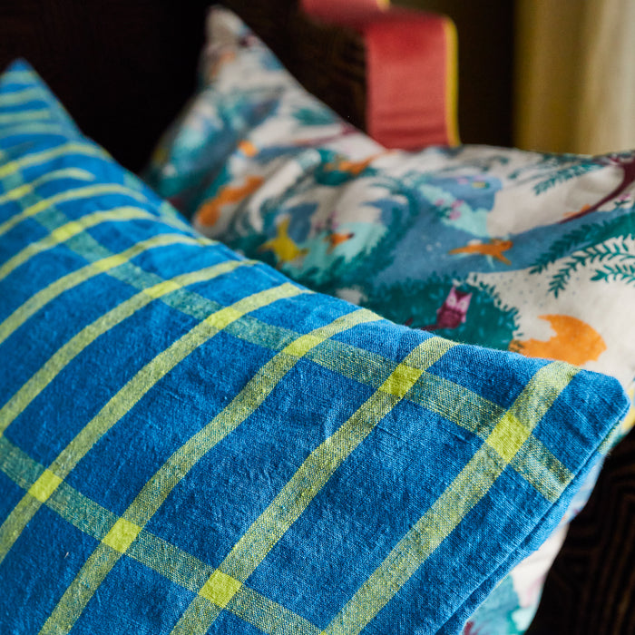 Remi Linen Euro Pillowcase Set - Capri