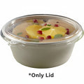 Sabert - 16 Oz Clear Lid for Wide Round Pulp Bowl, 500/Cs - 51616D500
