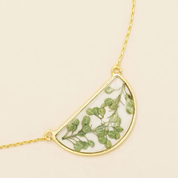 Scout Pressed Flower Necklace