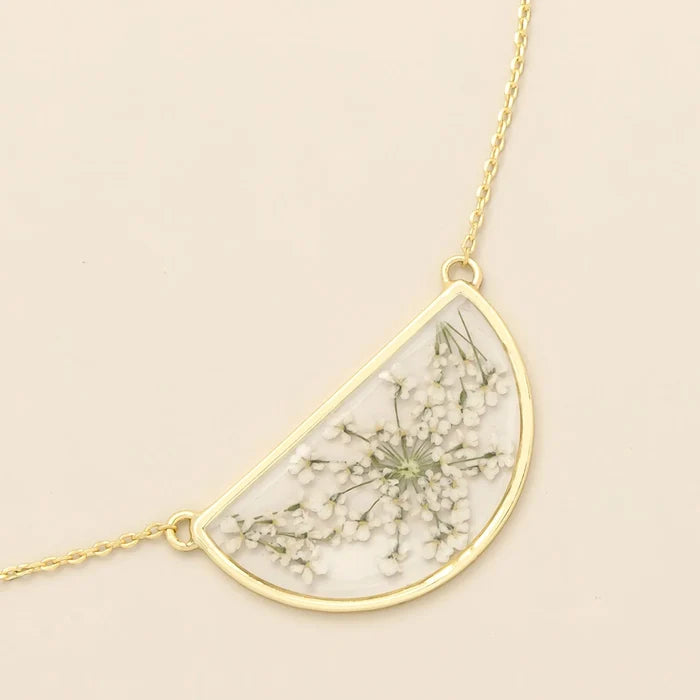 Scout Pressed Flower Necklace