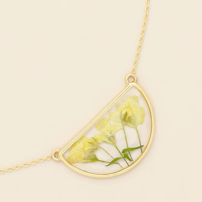 Scout Pressed Flower Necklace