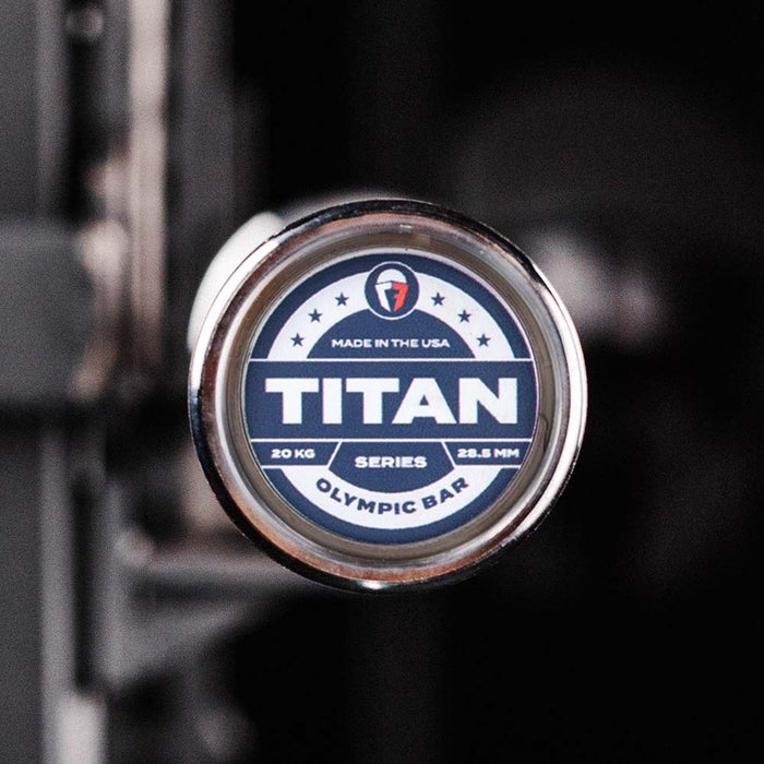TITAN Series Cerakote Olympic Barbell | Red