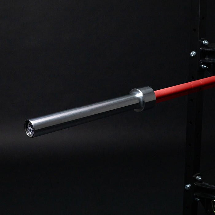 TITAN Series Cerakote Olympic Barbell | Red