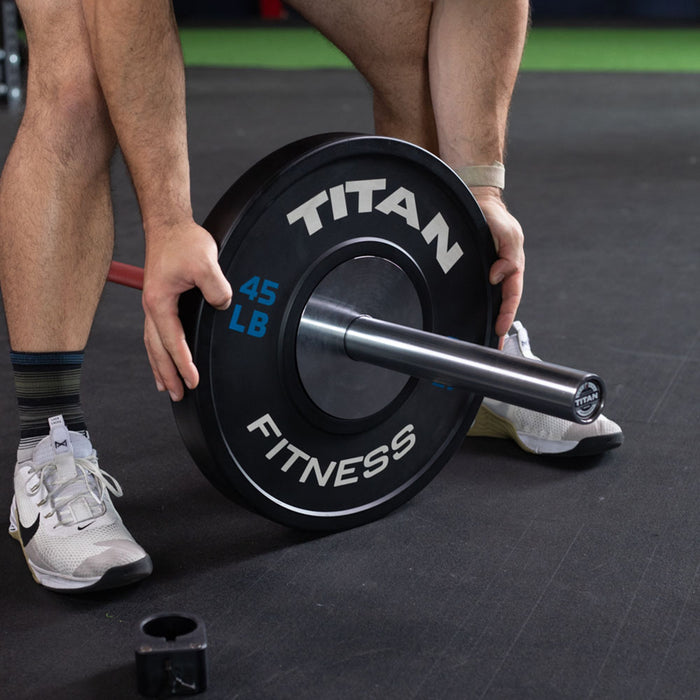 TITAN Series Cerakote Olympic Barbell | Red