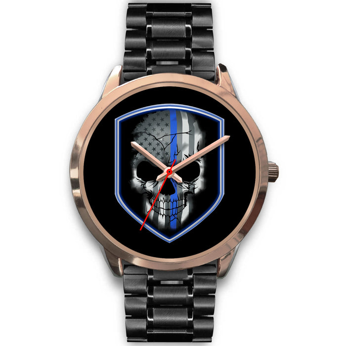 Mens 40mm / Black Metal Link