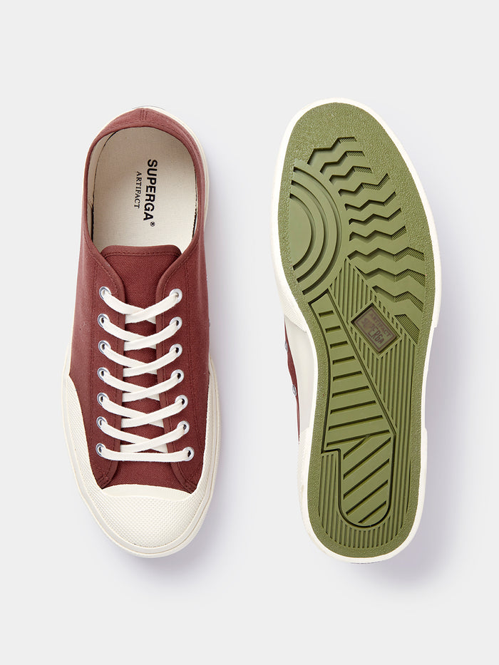 Aubin Brown Superga - Low Cut Canvas Shoe | Footwear