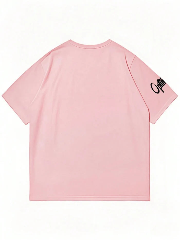 SXV Men's Casual Versatile Simple Printed Element Short Sleeve T-Shirt