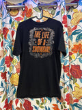 Taylor Swift 'The Life of a Showgirl' Full Glitter Handpainted T-shirt