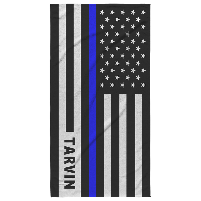 Thin Blue Line Beach Towel - AT1